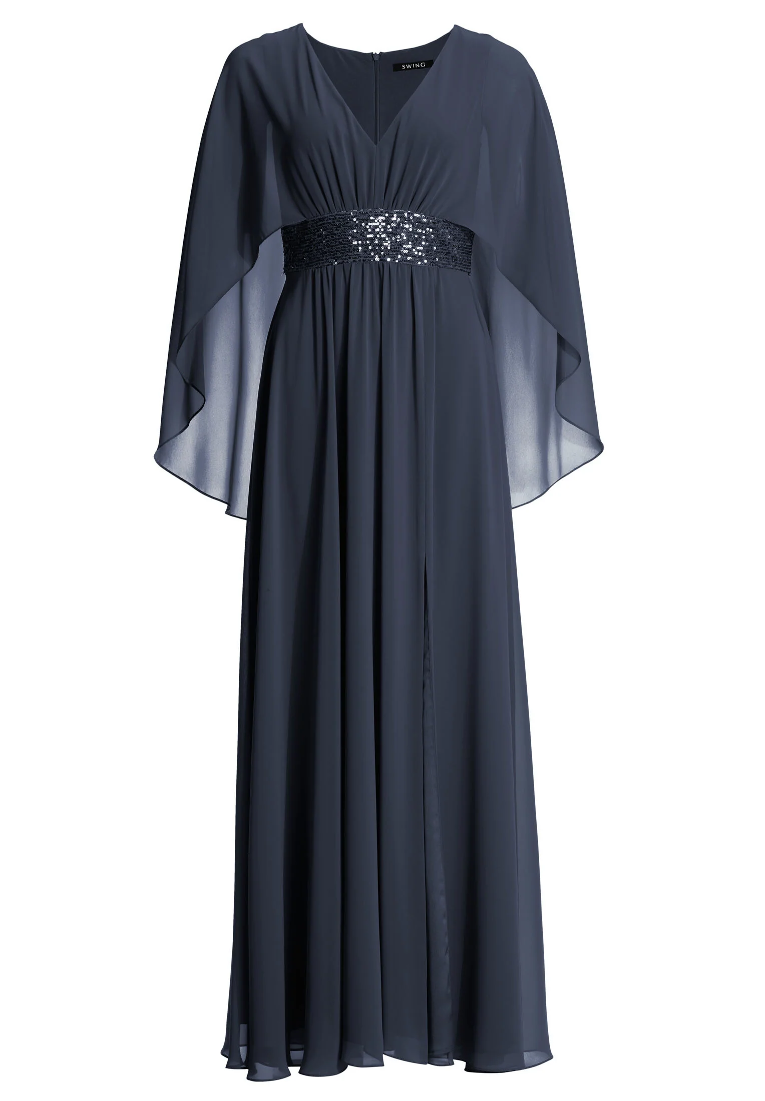 Abendkleid mit Cape aus Chiffon - Image 12