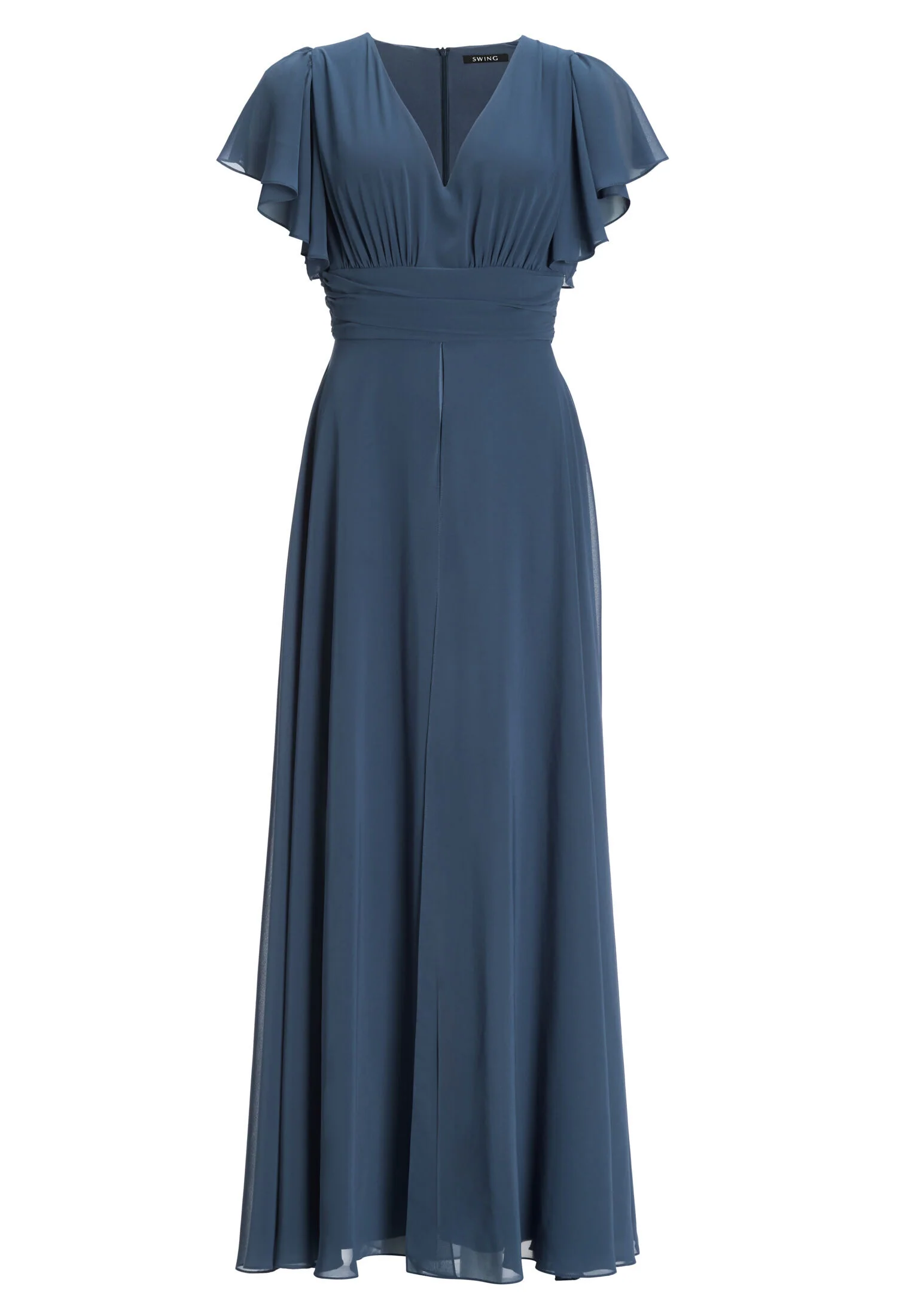 Chiffon Jumpsuit mit Überrock und Volantärmeln - Image 18