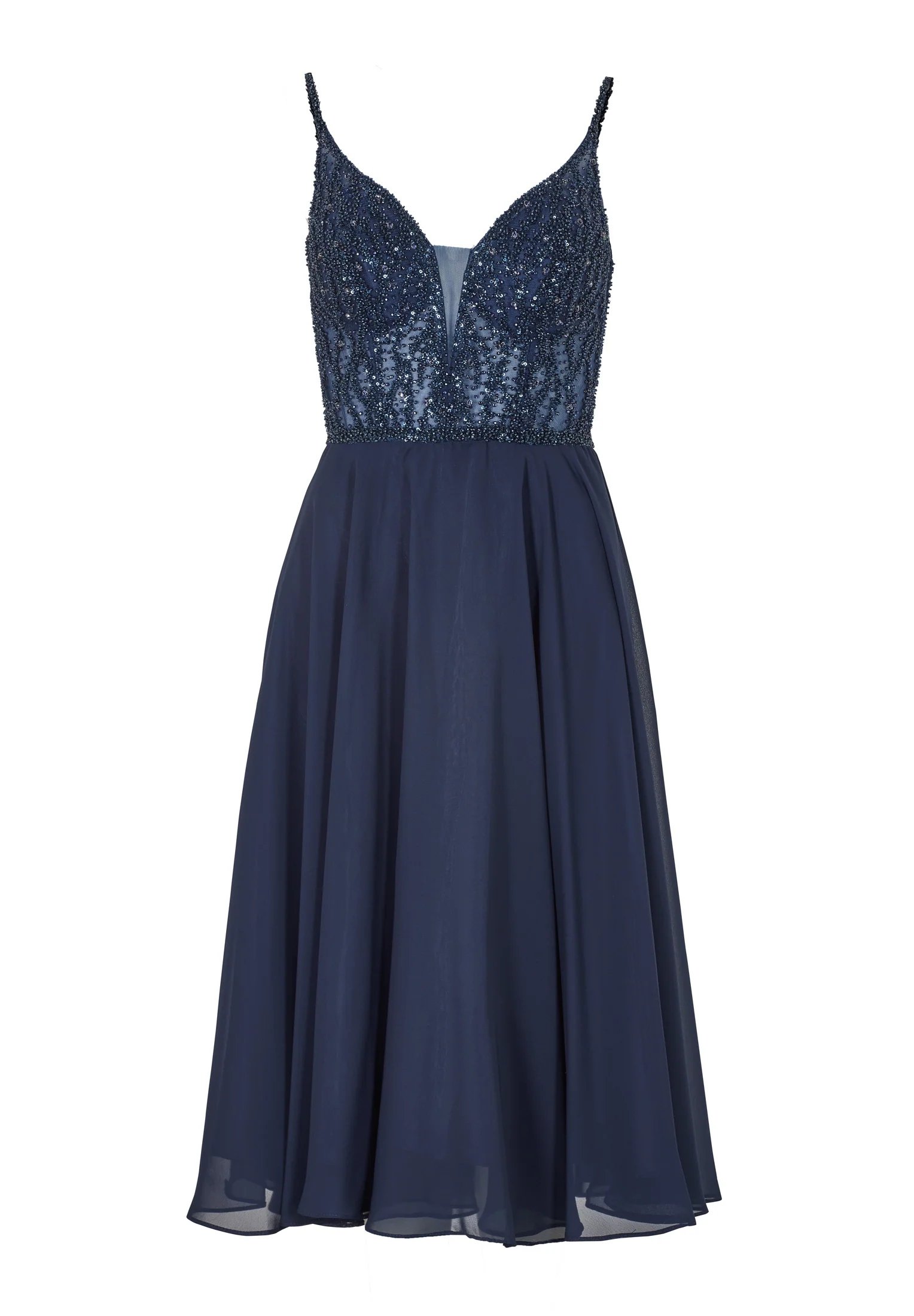 Cocktailkleid aus Materialmix - Image 6