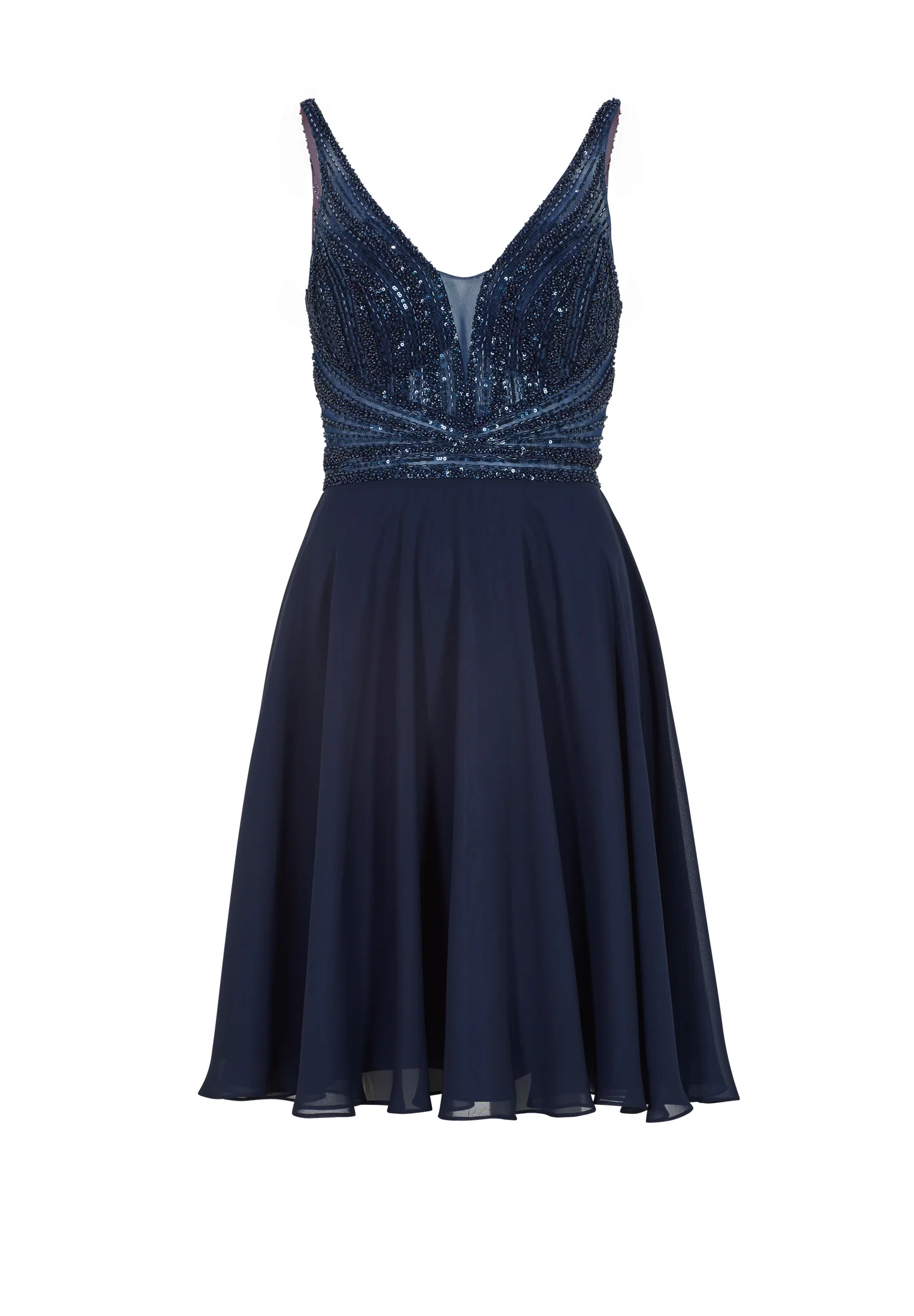 Cocktailkleid mit tonaler Stickerei - Image 12