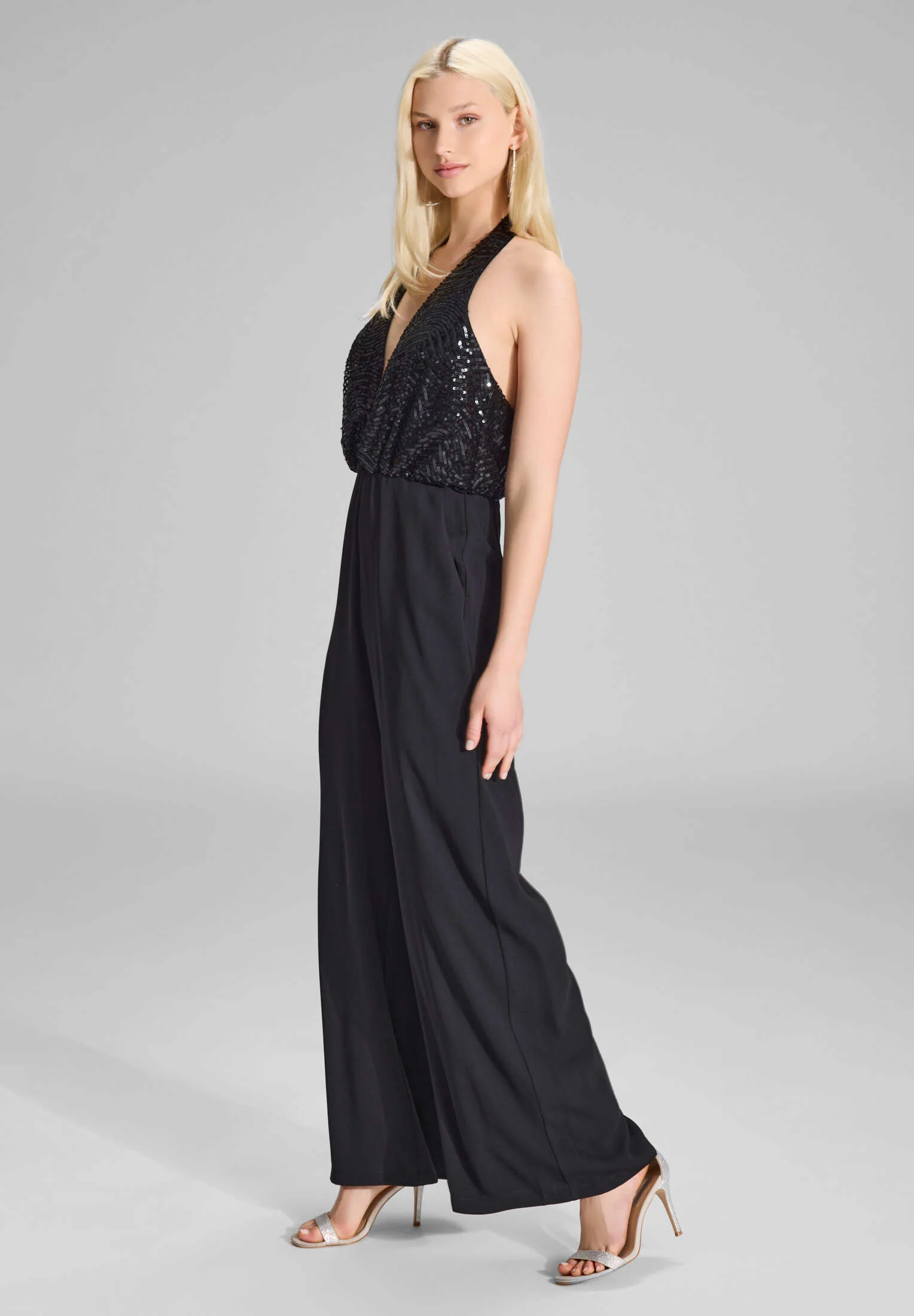 Jumpsuit mit besticktem Top aus Paillette - Image 10