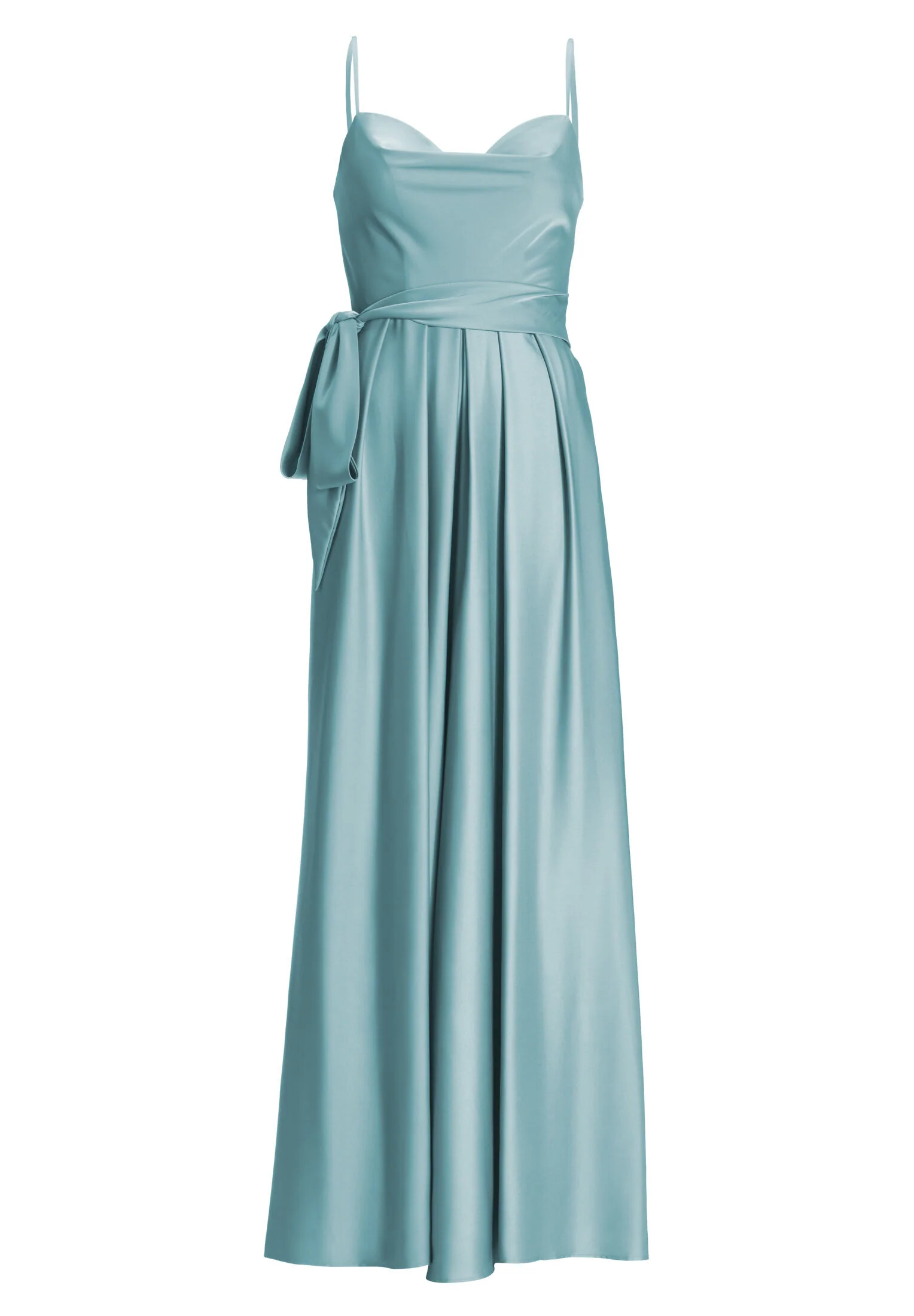Satin Jumpsuit mit angedeutetem Wasserfallausschnitt - Image 6