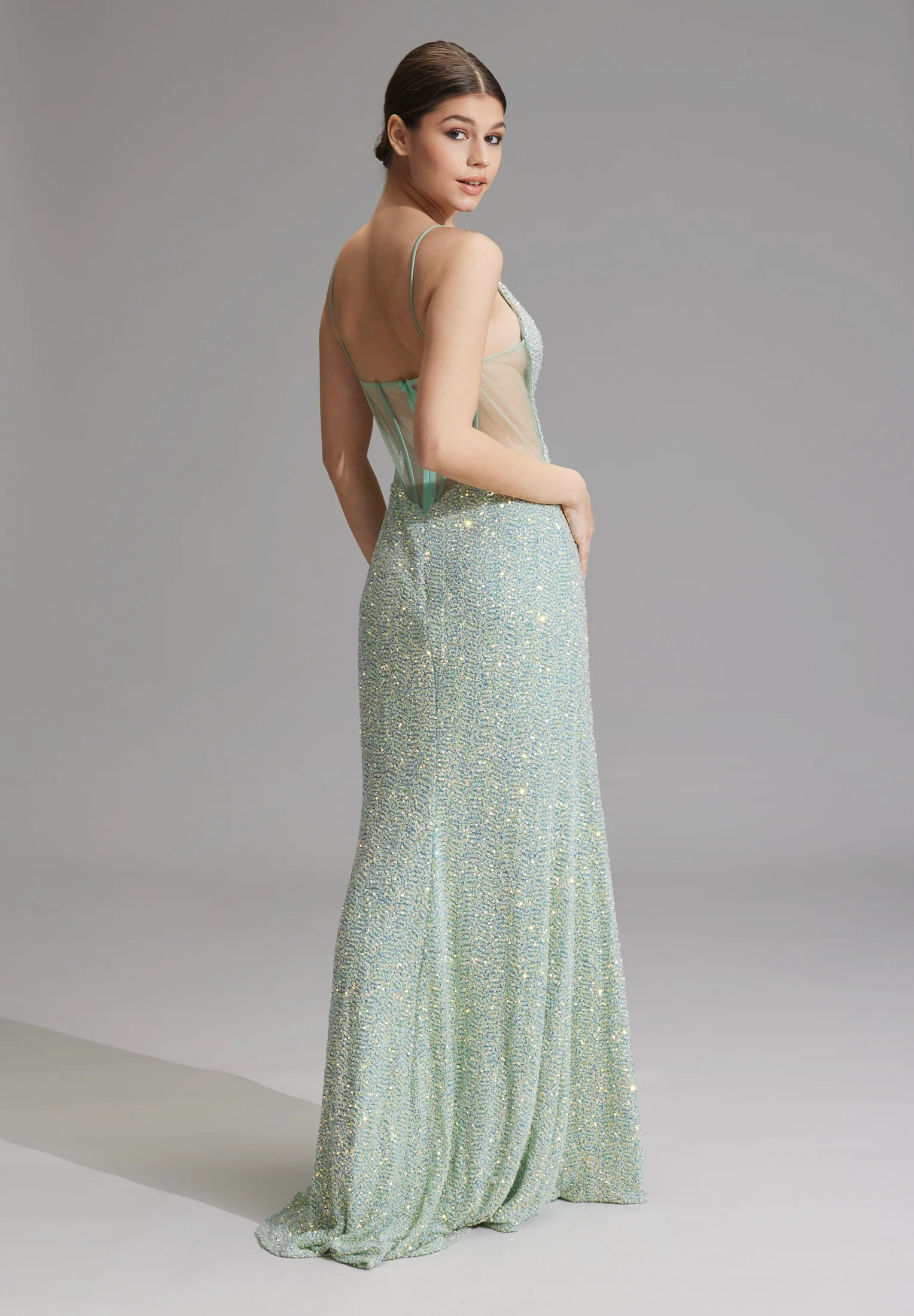 Slipdress mit transparenter Rückenpartie - Image 27