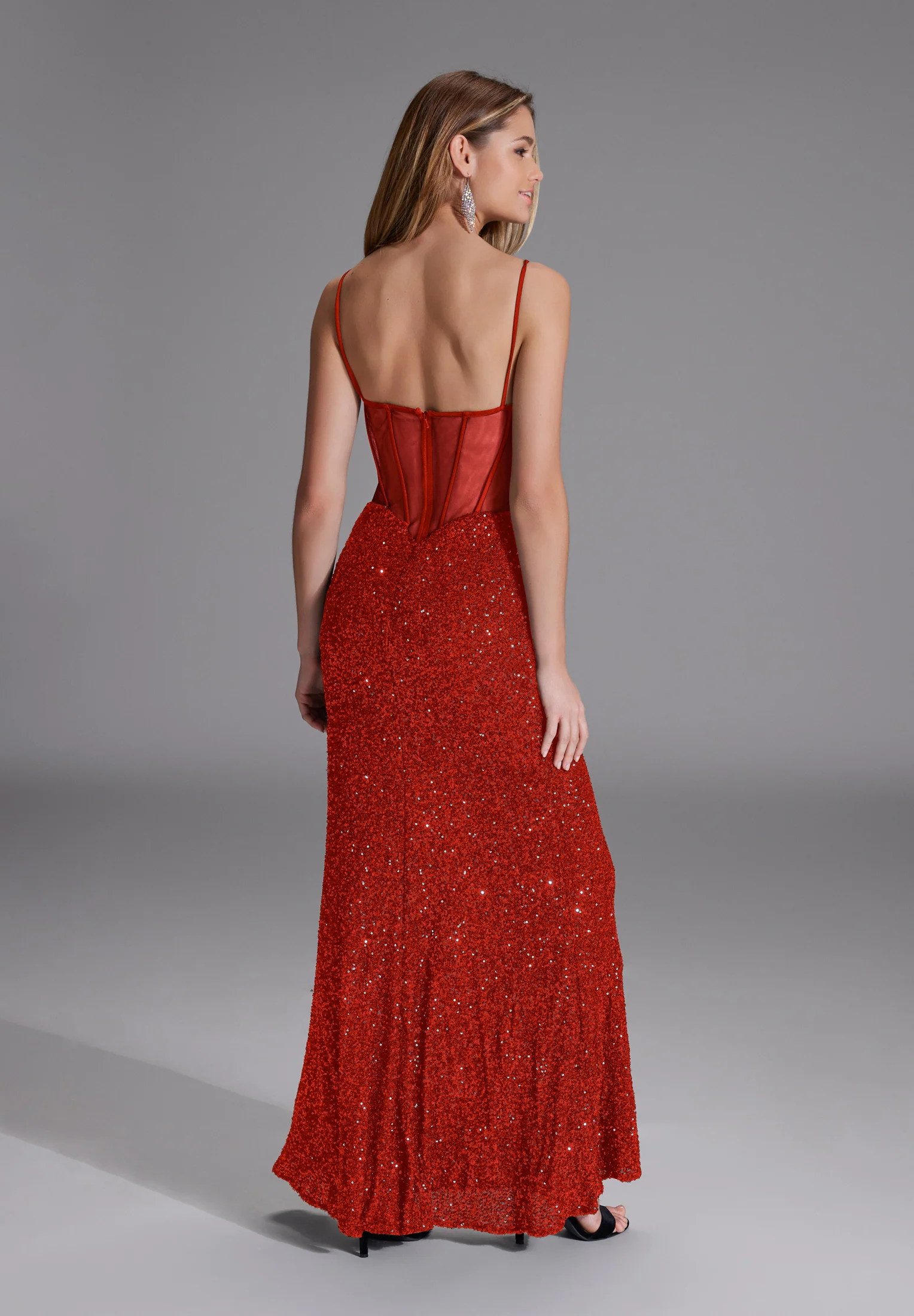 Slipdress mit transparenter Rückenpartie - Image 61