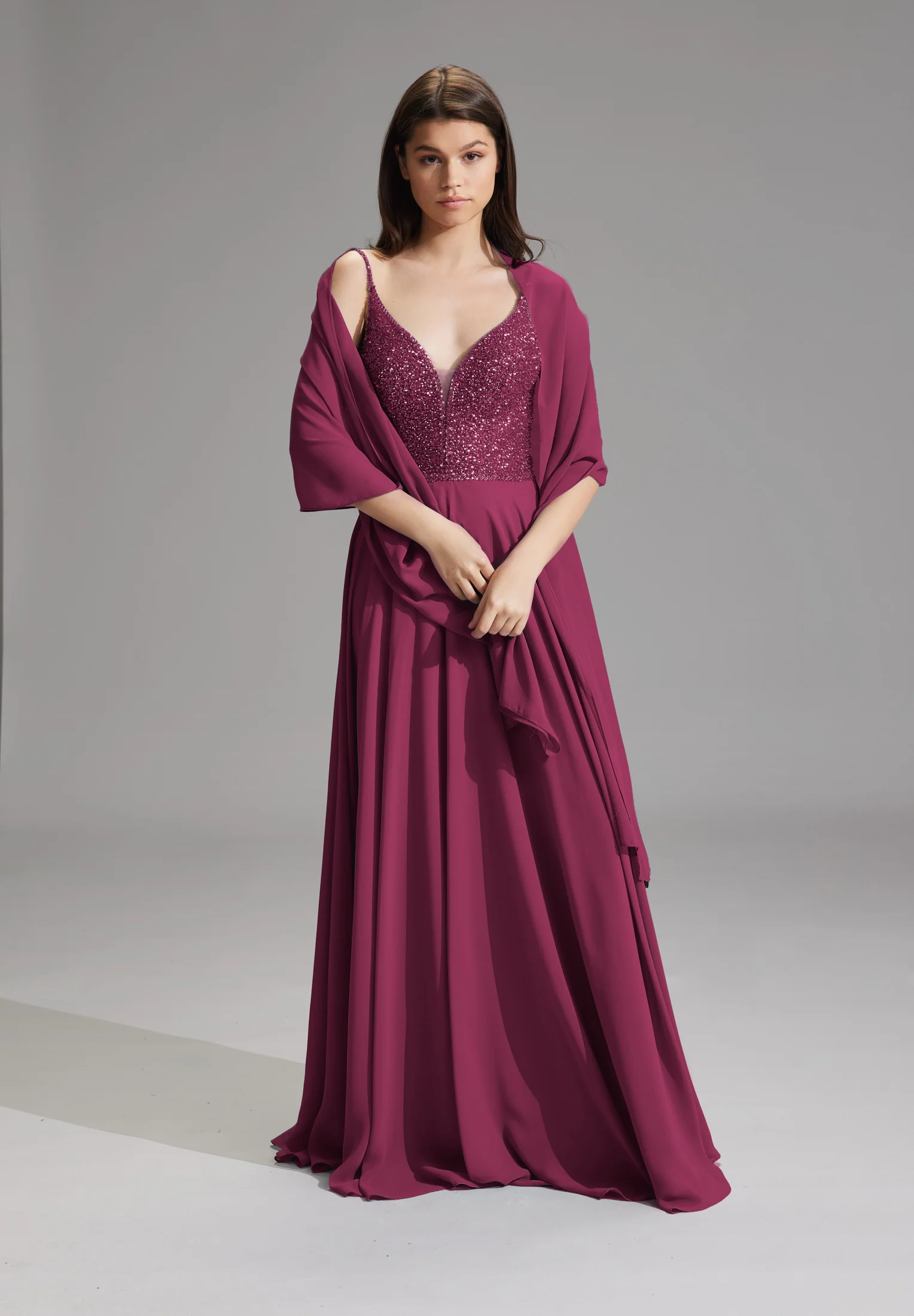 Stola aus Chiffon - Image 31