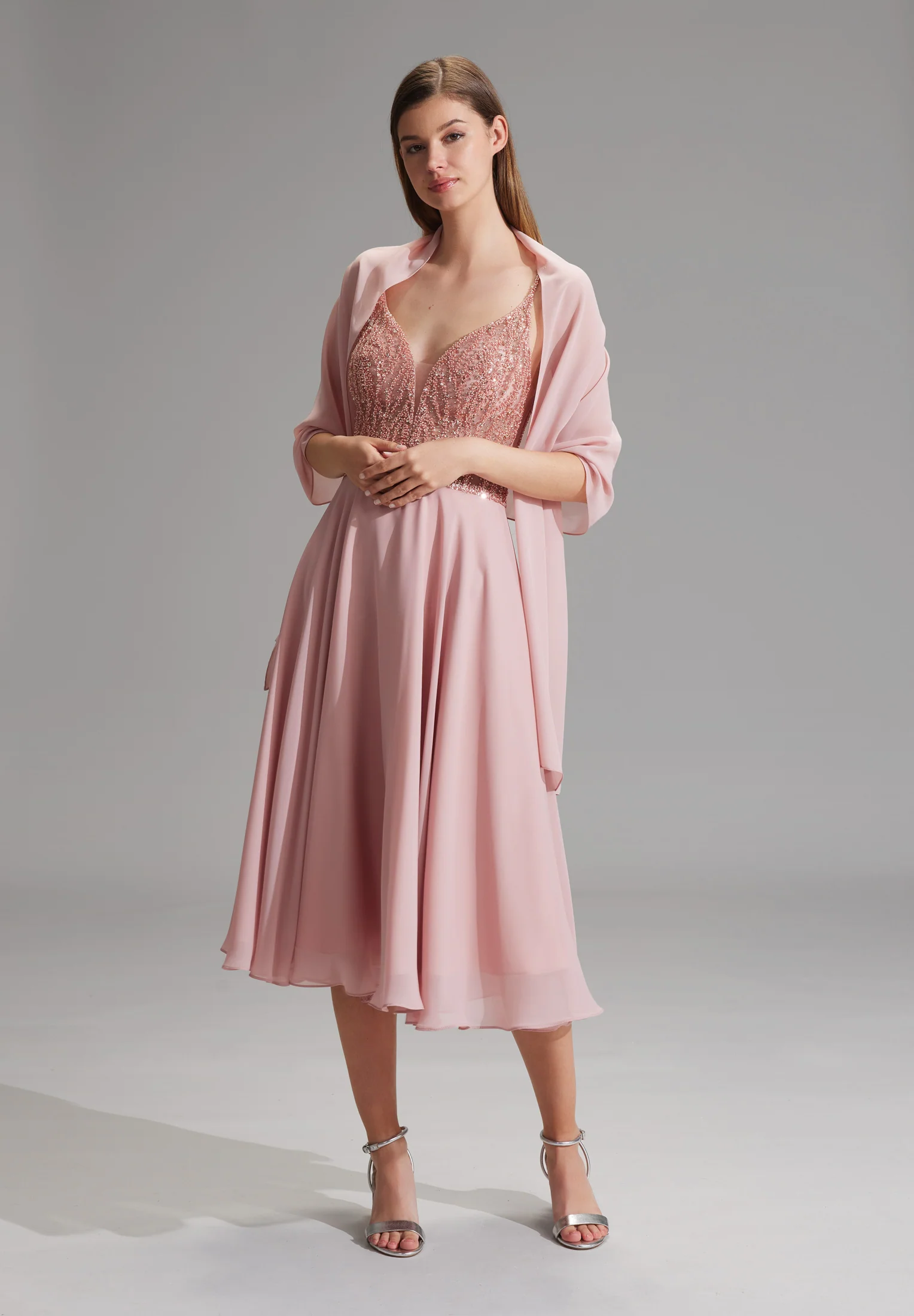 Stola aus Chiffon - Image 37