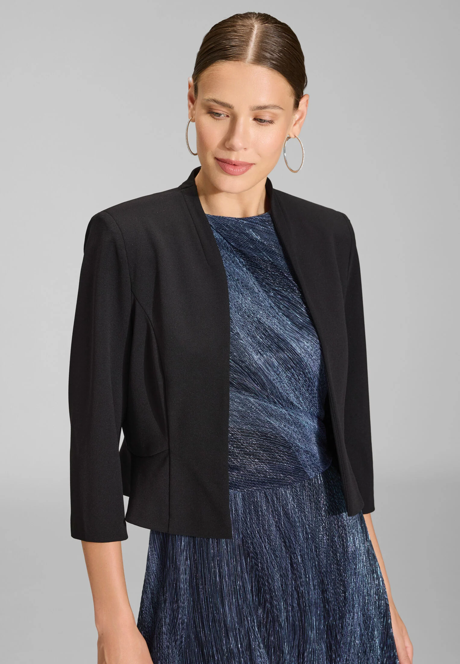 Taillierte Jacke aus Jersey Crêpe - Image 3