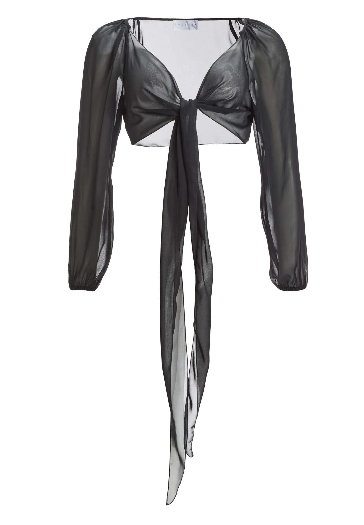 Wickelbolero mit langen Ärmeln - Image 11