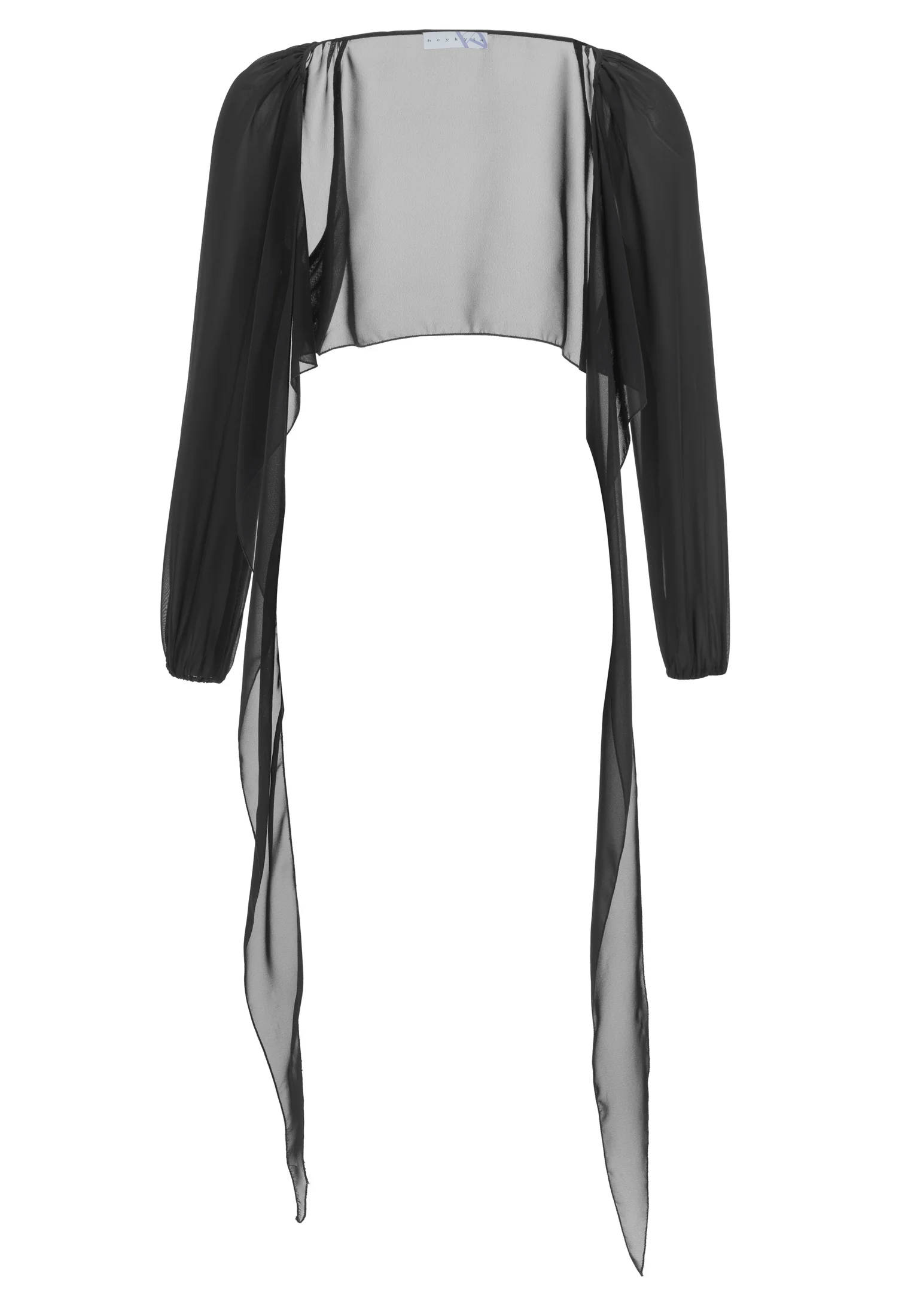 Wickelbolero mit langen Ärmeln - Image 12