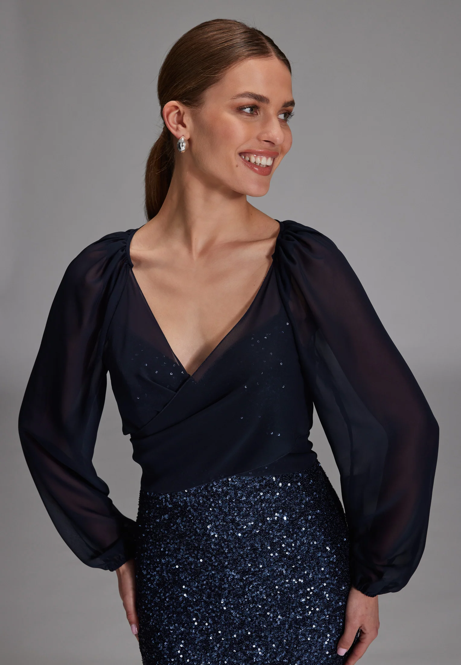Wickelbolero mit langen Ärmeln - Image 18